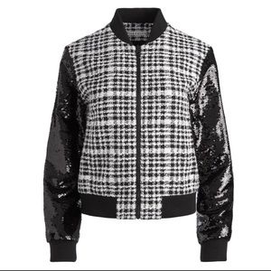 NWT Alice&Olivia Bomber with Sequins 🖤